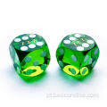 BESCON DICE DICE PROFISSIONAL DICE ROUNTO ROUNTO 5/8 "(16mm) com número de série aleatório, dados de corte de precisão 16mm